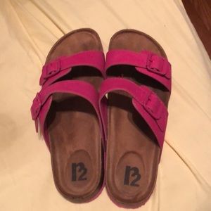 R2 Hot Pink sandals size 9M worn 1 time